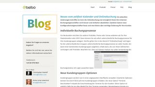 
                            6. Neues vom zeitfest-Kalender und Onlinebuchung - belbo