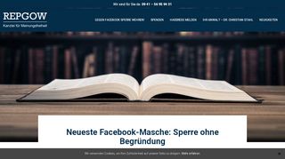
                            3. Neueste Facebook-Masche: Sperre ohne Begründung - Facebook ...