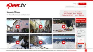 
                            2. Neueste Videos - Peer.tv