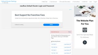 
                            7. neufbox Default Router Login and Password - Clean CSS