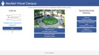 
                            1. Neufeld Virtual Campus: Log in to the site