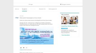 
                            7. Neuigkeiten von FXFlat Wertpapierhandelsbank GmbH | XING ...