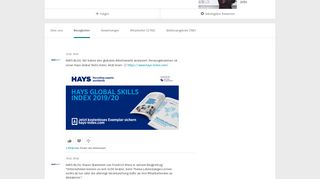
                            13. Neuigkeiten von Hays | XING Unternehmen
