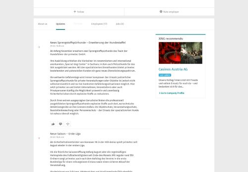 
                            10. Neuigkeiten von primetec GmbH | XING Unternehmen
