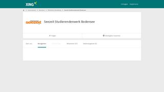 
                            7. Neuigkeiten von Seezeit Studierendenwerk Bodensee | XING ...