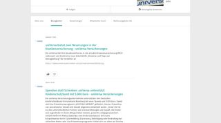 
                            9. Neuigkeiten von uniVersa Versicherungen | XING Unternehmen