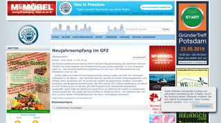 
                            11. Neujahrsempfang im GFZ - Meetingpoint Potsdam - Online Portal für ...