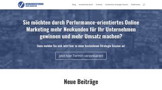 
                            1. Neukundenturbo Online Marketing: Starteseite