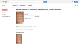 
                            5. Neuman & Baretti's Dictionary of the Spanish and English Languages ...