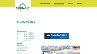 
                            8. Neumarkt Burgdorf - melectronics