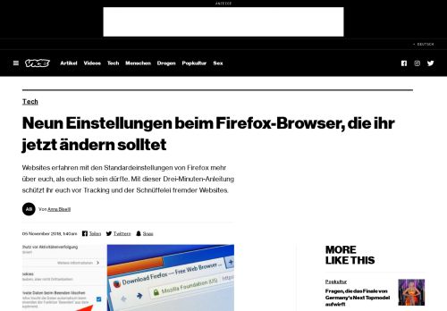 
                            11. Neun Einstellungen beim Firefox-Browser, die ihr jetzt ändern solltet ...