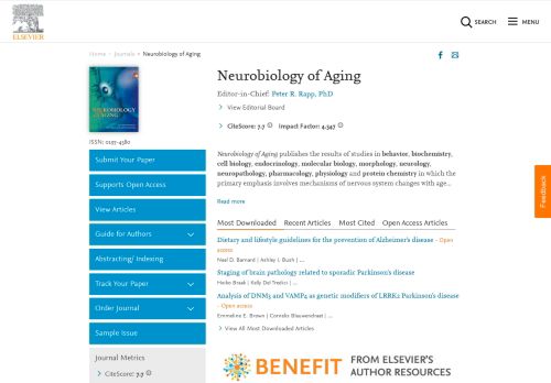 
                            1. Neurobiology of Aging - Journal - Elsevier