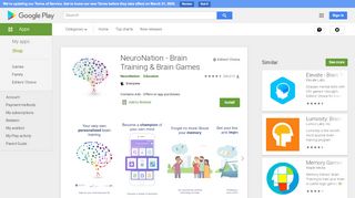 
                            13. NeuroNation - Brain Training & Brain Games – Aplicații pe Google Play