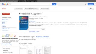 
                            7. Neuroscience of Aggression