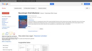 
                            10. Neurotropic Viral Infections: Volume 1: Neurotropic RNA Viruses