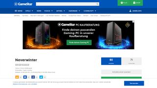 
                            10. Neverwinter - Alle Infos, Release, PC-Systemanforderungen - GameStar