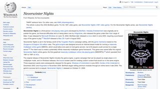 
                            11. Neverwinter Nights - Wikipedia