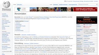 
                            8. Neverwinter – Wikipedia