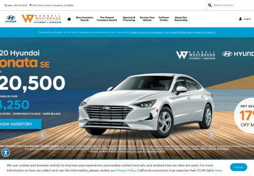 
                            6. New 2017-2019 Hyundai and Used Car Dealer Serving Anaheim and ...