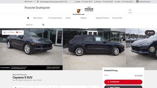 
                            11. New 2019 Porsche Cayenne Durham NC | VIN ... - Porsche Southpoint