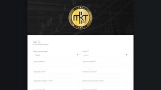 
                            3. New account - MKTCOIN