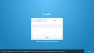 
                            4. New account - SdediBox