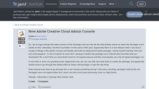 
                            13. New Adobe Creative Cloud Admin Console | Discussion | Jamf Nation