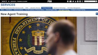 
                            2. New Agent Training — FBI