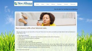 
                            13. New Alliance FCU - VISA Credit Card