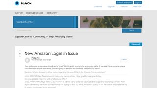 
                            1. New Amazon Login in Issue – Support Center