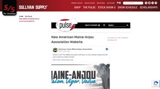 
                            11. New American Maine-Anjou Association Website – Sullivan Supply, Inc.