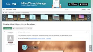 
                            2. New (and free) Hotspot Login Templates - MikroTik