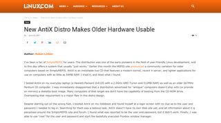 
                            10. New AntiX distro makes older hardware usable | Linux.com | The ...