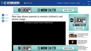 
                            12. New app allows parents to monitor children's cell phone usage | 6abc ...