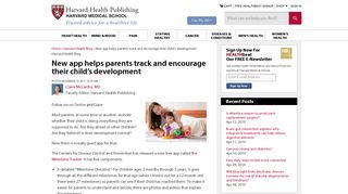 
                            4. New app helps parents track and encourage their child's development ...