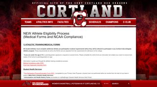 
                            11. NEW Athlete Eligibility Process - SUNY Cortland Athletics