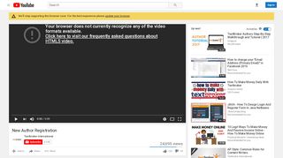 
                            9. New Author Registration - YouTube