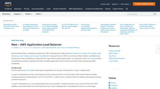 
                            13. New – AWS Application Load Balancer | AWS News Blog - Amazon.com