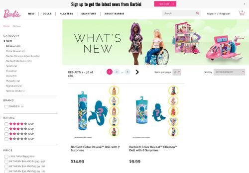 
                            6. New Barbies: Shop the Latest Barbie Dolls & Playsets | Barbie