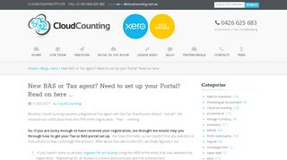 
                            11. New BAS or Tax agent? Need to set up your Portal? Read on here ...