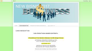 
                            13. NEW BISNIS 2017: CARA MENDAFTAR - bisnis konterkita