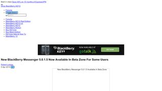 
                            3. New BlackBerry Messenger 5.0.1.5 Now Available In Beta Zone For ...