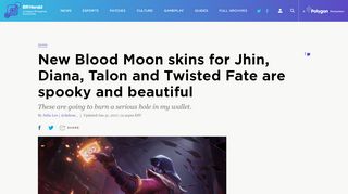 
                            12. New Blood Moon skins for Jhin, Diana, Talon and Twisted Fate are ...