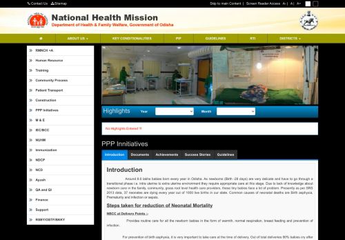 
                            11. New Born Health - National Health Mission