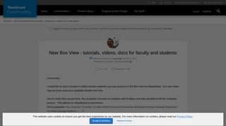 
                            5. New Box View - tutorials, videos, docs for facu... | Blackboard ...