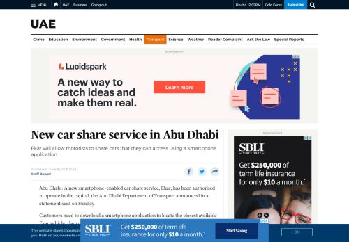 
                            7. New car share service in Abu Dhabi - Gulf News