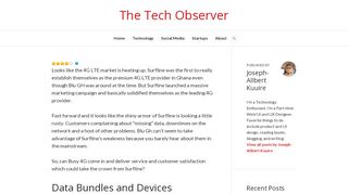 
                            3. New Challenger: Review of Busy 4G LTE Internet – The Tech Observer