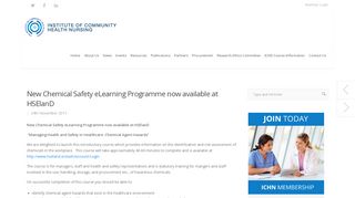 
                            6. New Chemical Safety eLearning Programme now available at HSElanD