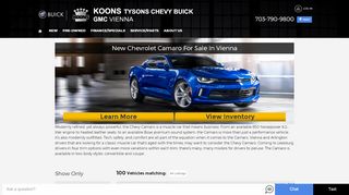 
                            9. New Chevrolet Camaro For Sale In Vienna At Koons Tysons Chevy ...