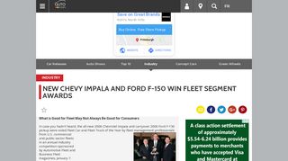 
                            11. New Chevy Impala and Ford F-150 Win Fleet Segment Awards ...
